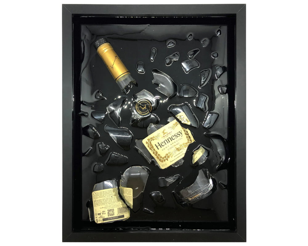 Hennessy - Epoxy bottle art | Epoxy Store